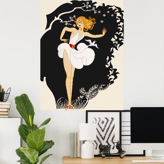 Erté - Charnos Poster (Heimbüro)