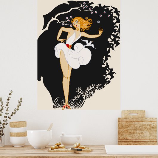 Erté - Charnos Poster (Küche)