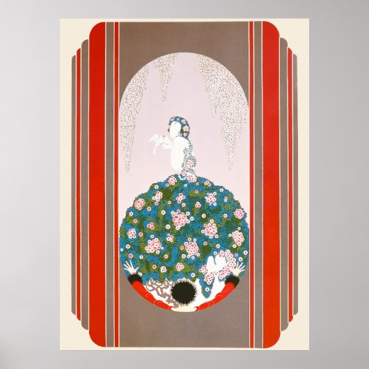 Erté - Das Frühlingskleid der Venus Poster (Vorne)