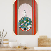 Erté - Das Frühlingskleid der Venus Poster (Küche)