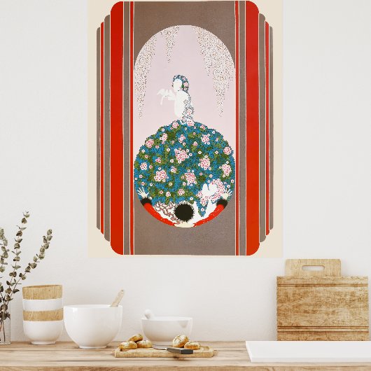 Erté - Das Frühlingskleid der Venus Poster (Küche)
