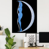 Erté - Der Buchstabe D aus der Alphabet Suite, 197 Poster (Heimbüro)