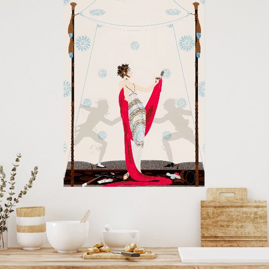 Erté - Der Duel Poster (Küche)