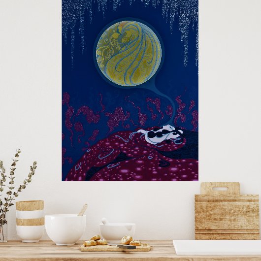 Erté - Der Traum der Erde Poster (Küche)