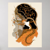 Erté - Die Jahreszeiten, Herbst 1970 Poster (Vorne)