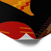 Erté - Die Jahreszeiten, Herbst [Nacht] Poster (Ecke)