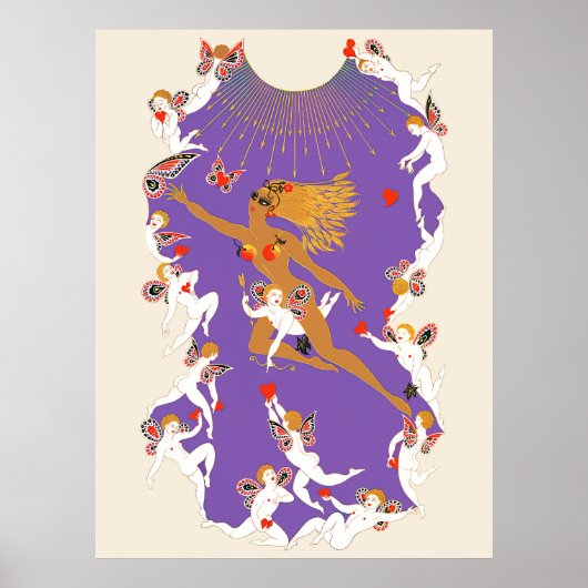 Erté - Die Jahreszeiten, Sommer 1970 Poster (Vorne)
