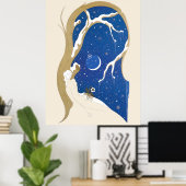 Erté - Die Jahreszeiten, Winter 1970 Poster (Heimbüro)