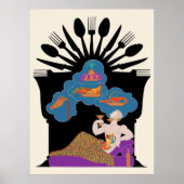 Erté - Die Sieben Todsöhne Suite, Gluttony Poster (Vorne)