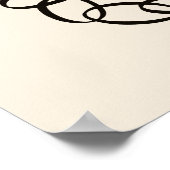 Erté - Die Zahlensuite, die Nummer 0 Poster (Ecke)