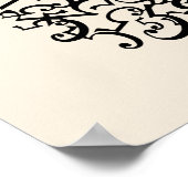 Erté - Die Zahlensuite, die Nummer 5 Poster (Ecke)