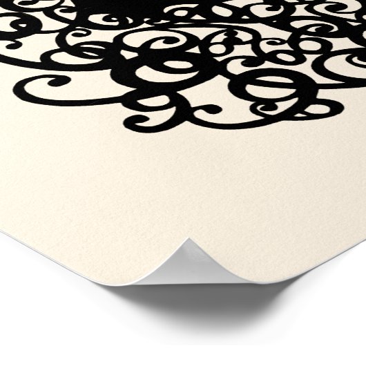 Erté - Die Zahlensuite, die Nummer 6 Poster (Ecke)