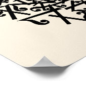 Erté - Die Zahlensuite, die Nummer 7 Poster (Ecke)