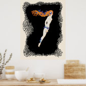 Erté - Die Zahlensuite, die Nummer 7 Poster (Küche)