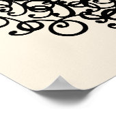 Erté - Die Zahlensuite, die Nummer 9 Poster (Ecke)