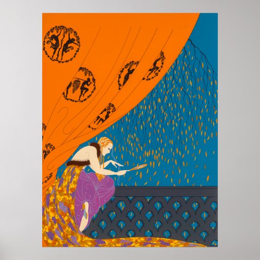 Erté - Fall Poster (Vorne)