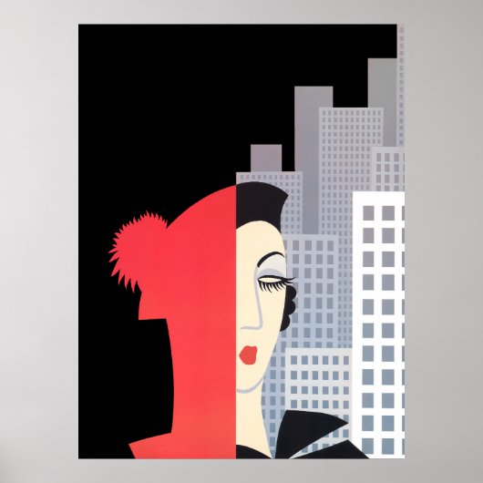 Erté - Figurentanz [Nachtversion] Poster (Vorne)