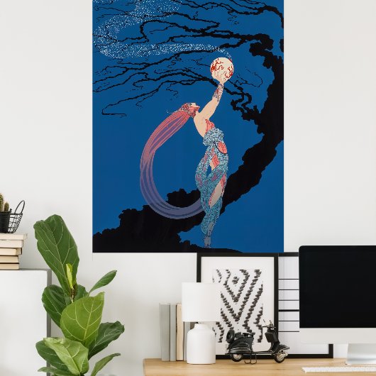 Erté - Fireflies Poster (Heimbüro)