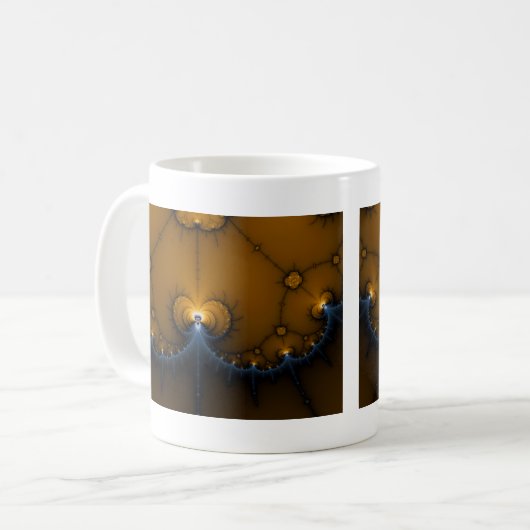 Erte - Fraktal Kaffeetasse (Vorderseite Links)