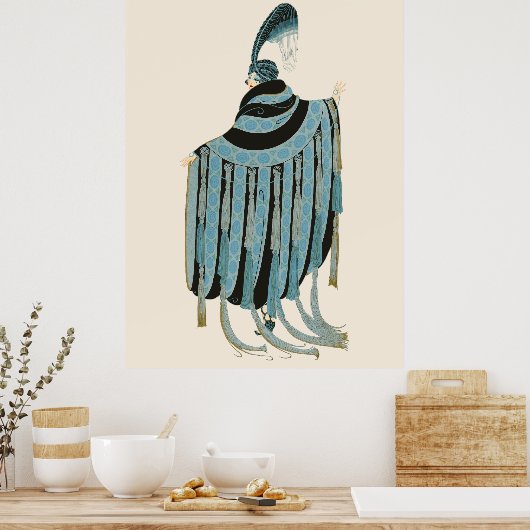 Erté - Gaby Deslys Poster (Küche)