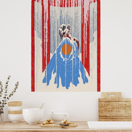 Erté - Gefangenschaft der Liebe Poster (Küche)