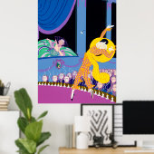 Erté - Harlequin Poster (Heimbüro)