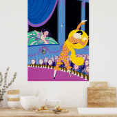 Erté - Harlequin Poster (Küche)