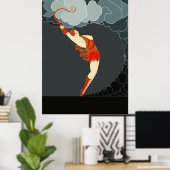 Erté - In der Theater-Suite der Tänzer Poster (Heimbüro)