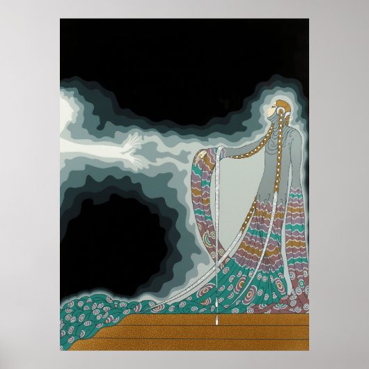 Erté - In der Theater-Suite Melisande Poster (Vorne)