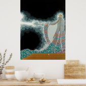 Erté - In der Theater-Suite Melisande Poster (Küche)