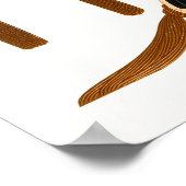 Erté - Kissenschwung Poster (Ecke)