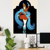 Erté - Kostüm für den bezaubernden Prinzen Poster (Heimbüro)