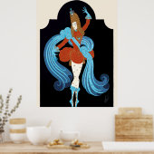 Erté - Kostüm für den bezaubernden Prinzen Poster (Küche)
