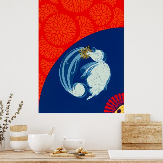 Erté - Légèreté Poster (Küche)