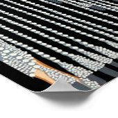 Erté - Les Bijoux de Perle [schwarz] Poster (Ecke)