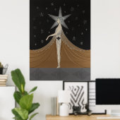 Erté - New York New York Poster (Heimbüro)