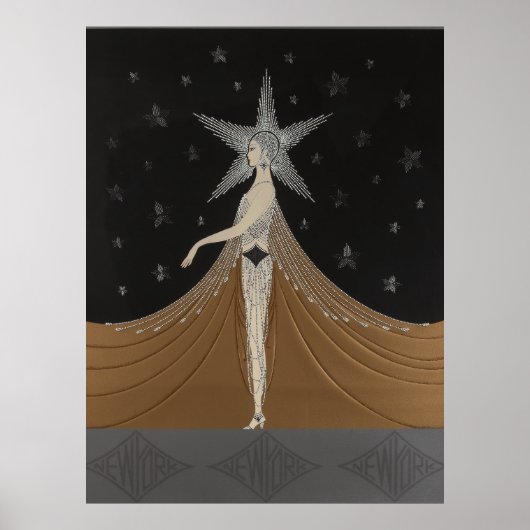 Erté - New York New York Poster (Vorne)