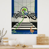 Erté - Paresseuse, 1980 Poster (Küche)