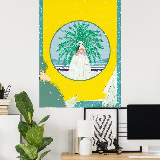 Erté - Riviera Poster (Heimbüro)