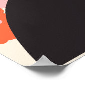 Erté - Schwarze Rose Poster (Ecke)