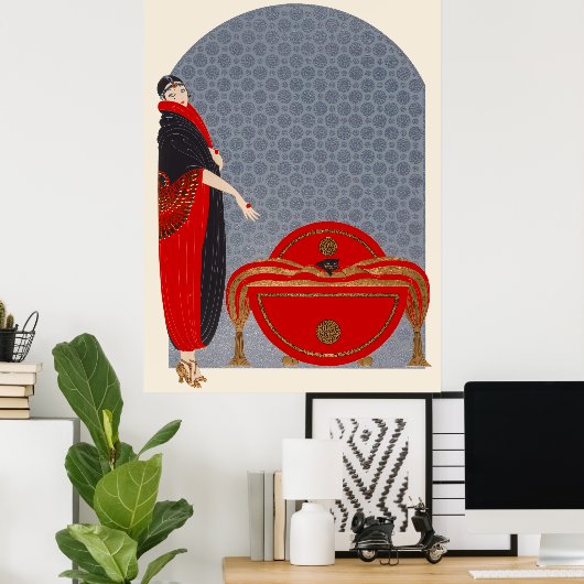 Erté - Smarald Eyes Poster (Heimbüro)