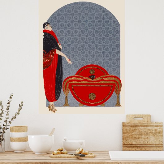Erté - Smarald Eyes Poster (Küche)