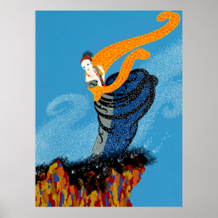 Erté - Sommerfrische Poster