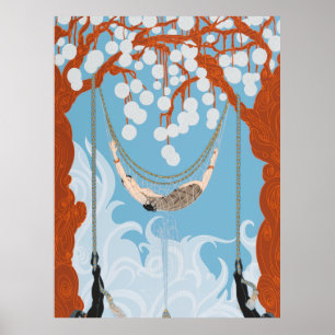 Erté - Spider Web, 1980 Poster