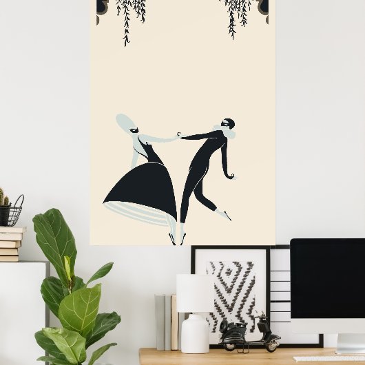Erté - Tanzfiguren Poster (Heimbüro)