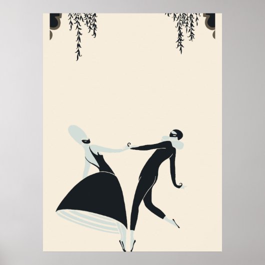 Erté - Tanzfiguren Poster (Vorne)