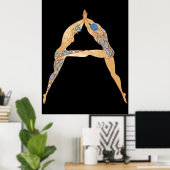 Erté - The Letter A von der Alphabet Suite, 1976 Poster (Heimbüro)
