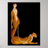 Erté - The Letter L aus der Alphabet Suite, 1976 Poster (Vorne)