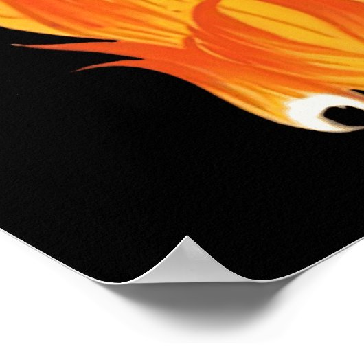 Erté - The Letter M von der Alphabet Suite, 1976 Poster (Ecke)