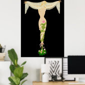 Erté - The Letter T aus der Alphabet Suite, 1976 Poster (Heimbüro)